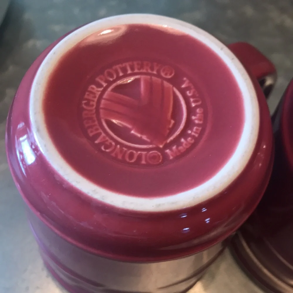 Longaberger Ceramic Mugs